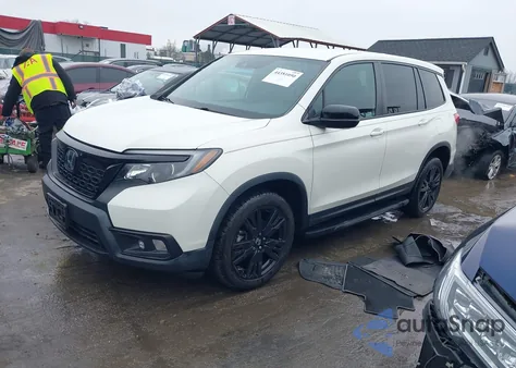 2019 Honda Passport Sport z USA, uszkodzony, nr VIN 5FNYF8H23KB010306